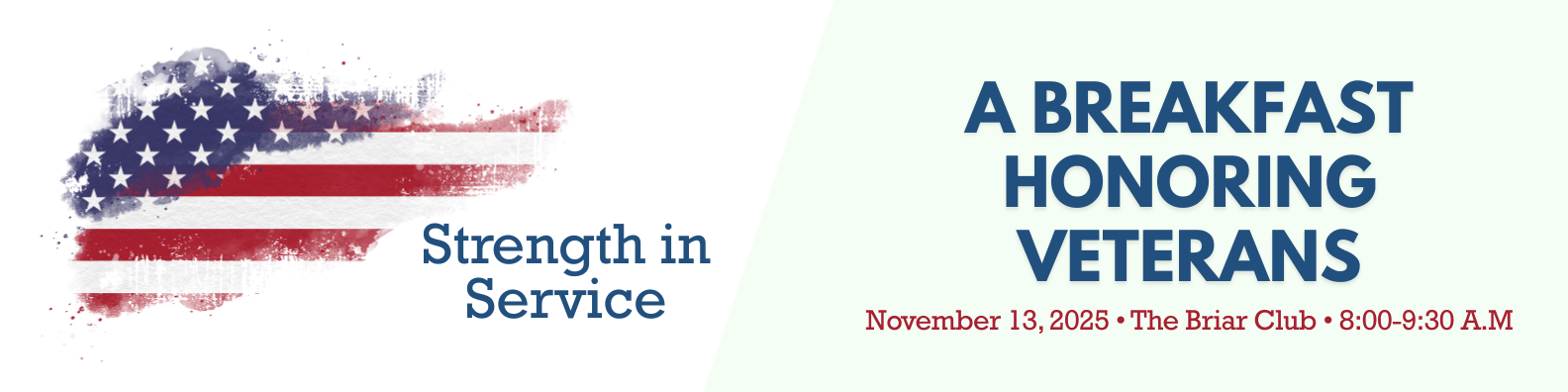 Strength in Service Banner