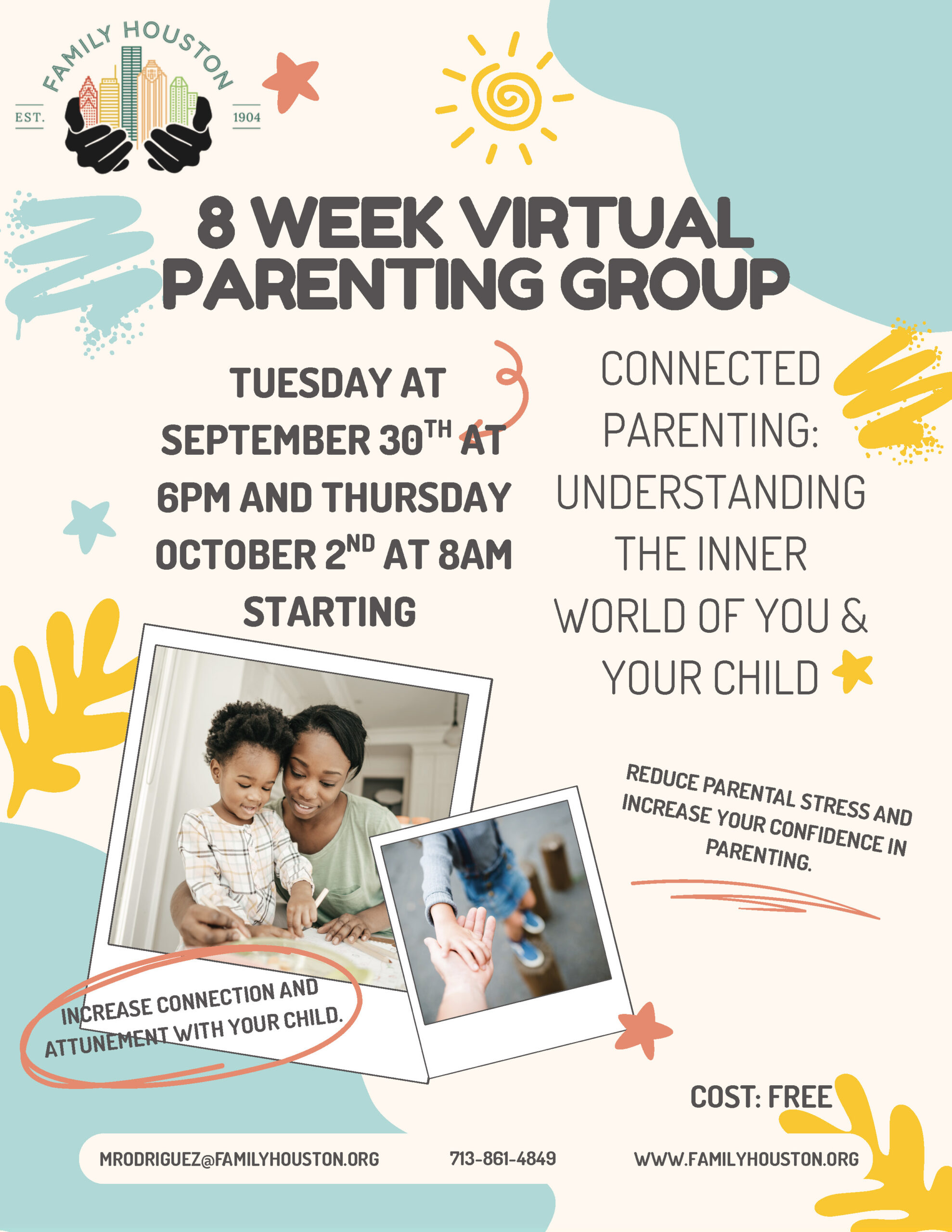 8 Week Virtual Parenting Group